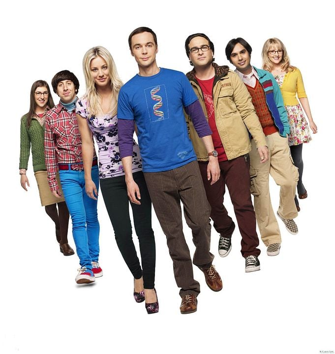 Foto Mayim Bialik, Kaley Cuoco, Jim Parsons, Kunal Nayyar, Simon Helberg, Johnny Galecki, Melissa Rauch
