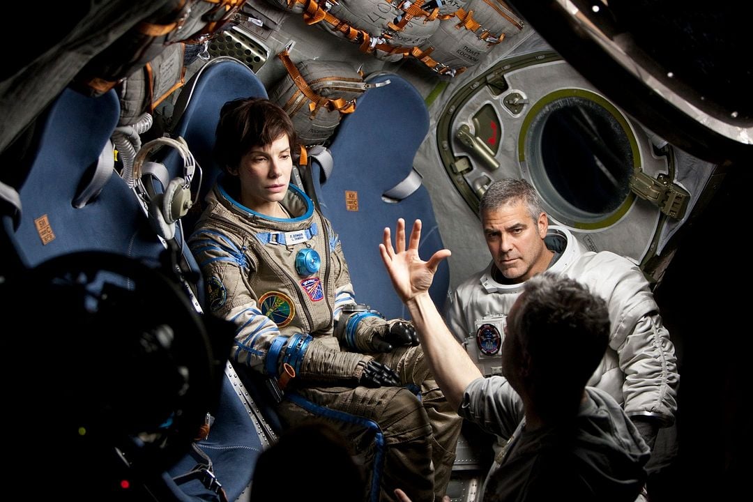 Gravedad : Foto Sandra Bullock, George Clooney
