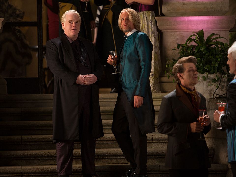 Los juegos del hambre: En llamas : Foto Philip Seymour Hoffman, Woody Harrelson