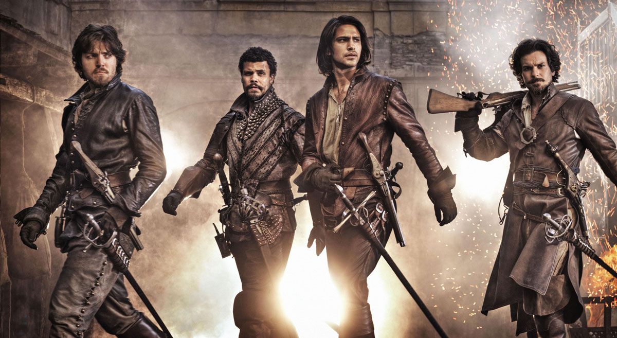 Foto Tom Burke, Santiago Cabrera, Luke Pasqualino