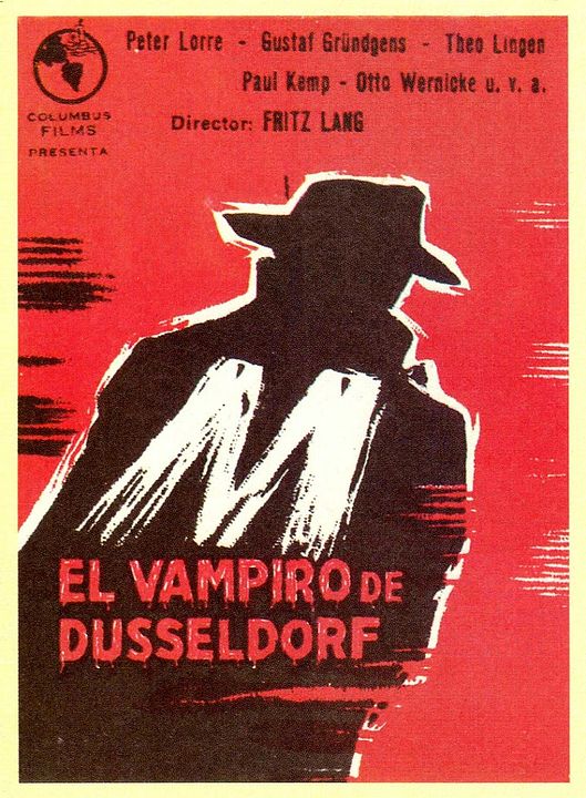 M, el vampiro de Düsseldorf : Póster