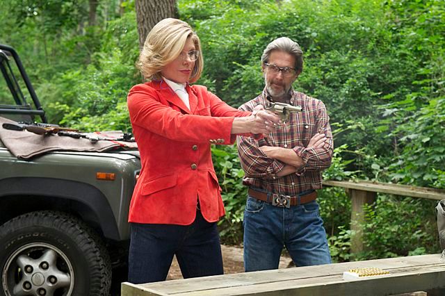 Foto Gary Cole, Christine Baranski