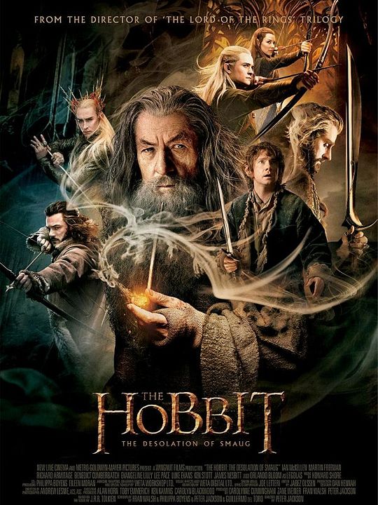 El Hobbit: La desolación de Smaug : Póster