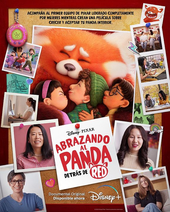 Abrazando al panda: Detrás de Red : Póster