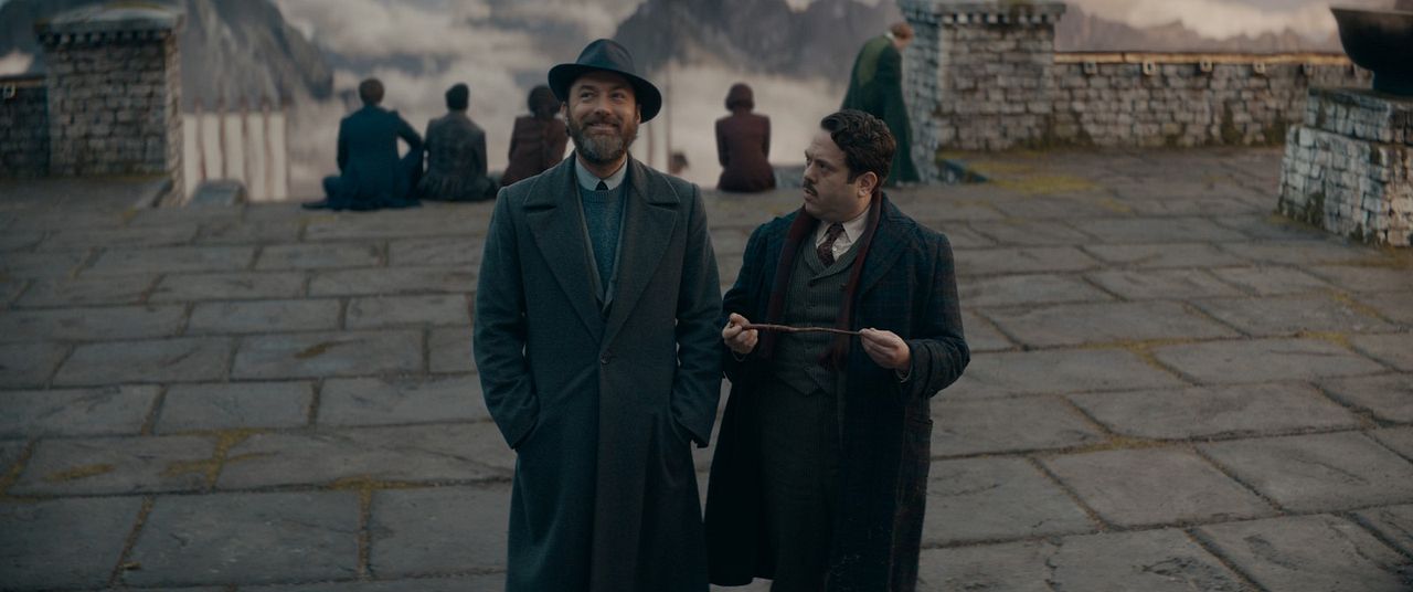 Animales Fantásticos: Los secretos de Dumbledore : Foto Jude Law, Dan Fogler