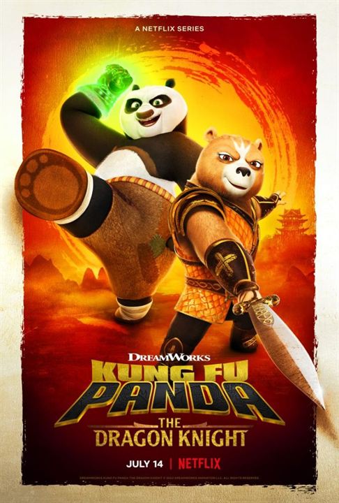 Kung Fu Panda: El guerrero dragón : Póster