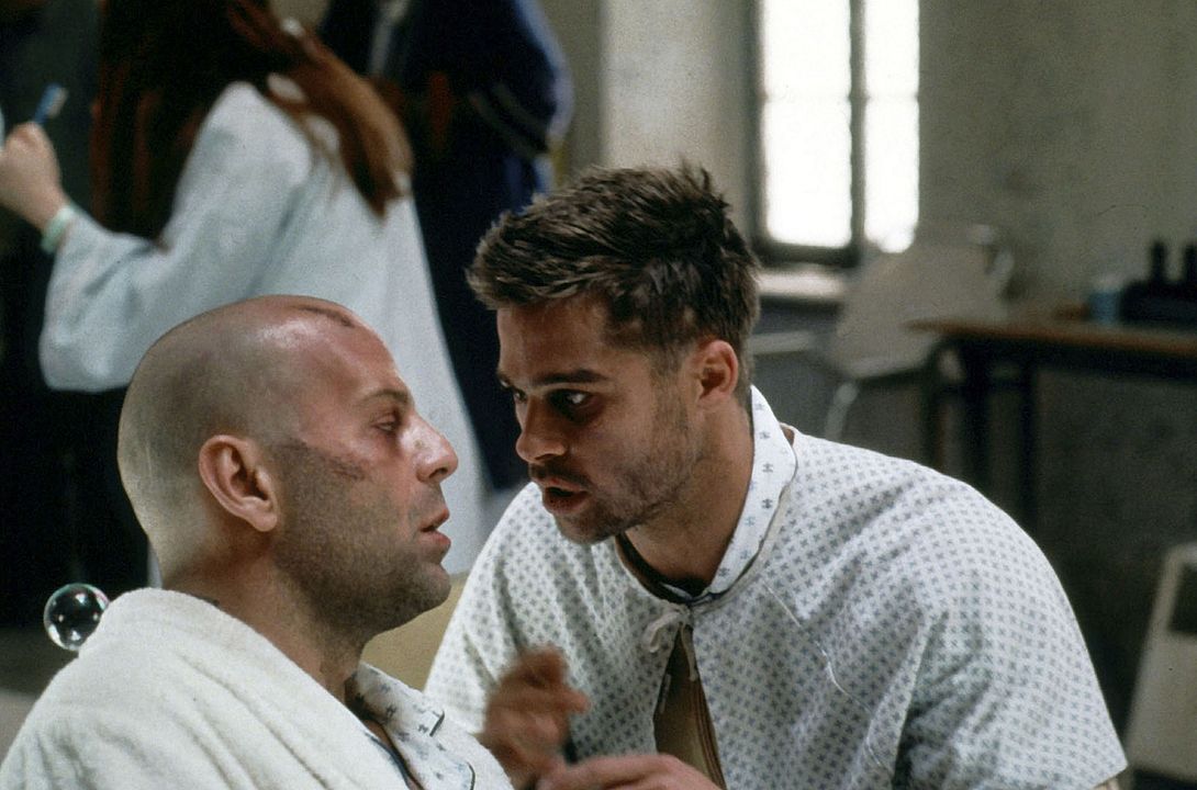 12 monos : Foto Bruce Willis, Brad Pitt