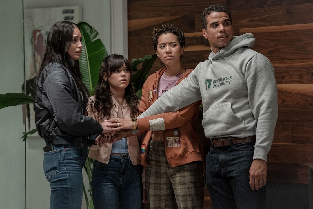 Scream 6 : Foto Jenna Ortega, Jasmin Savoy Brown, Melissa Barrera, Mason Gooding