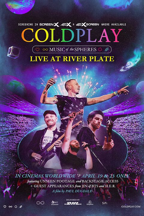 Coldplay - Music Of The Spheres: Live At River Plate : Póster