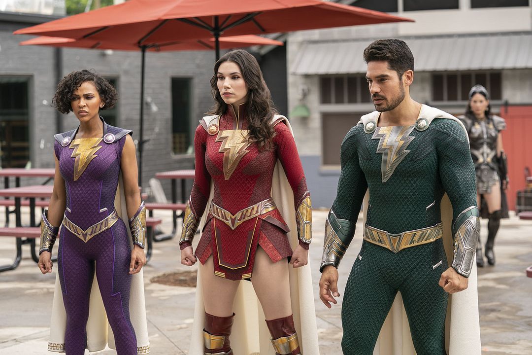 ¡Shazam! La furia de los dioses : Foto Meagan Good, D.J. Cotrona, Grace Caroline Currey
