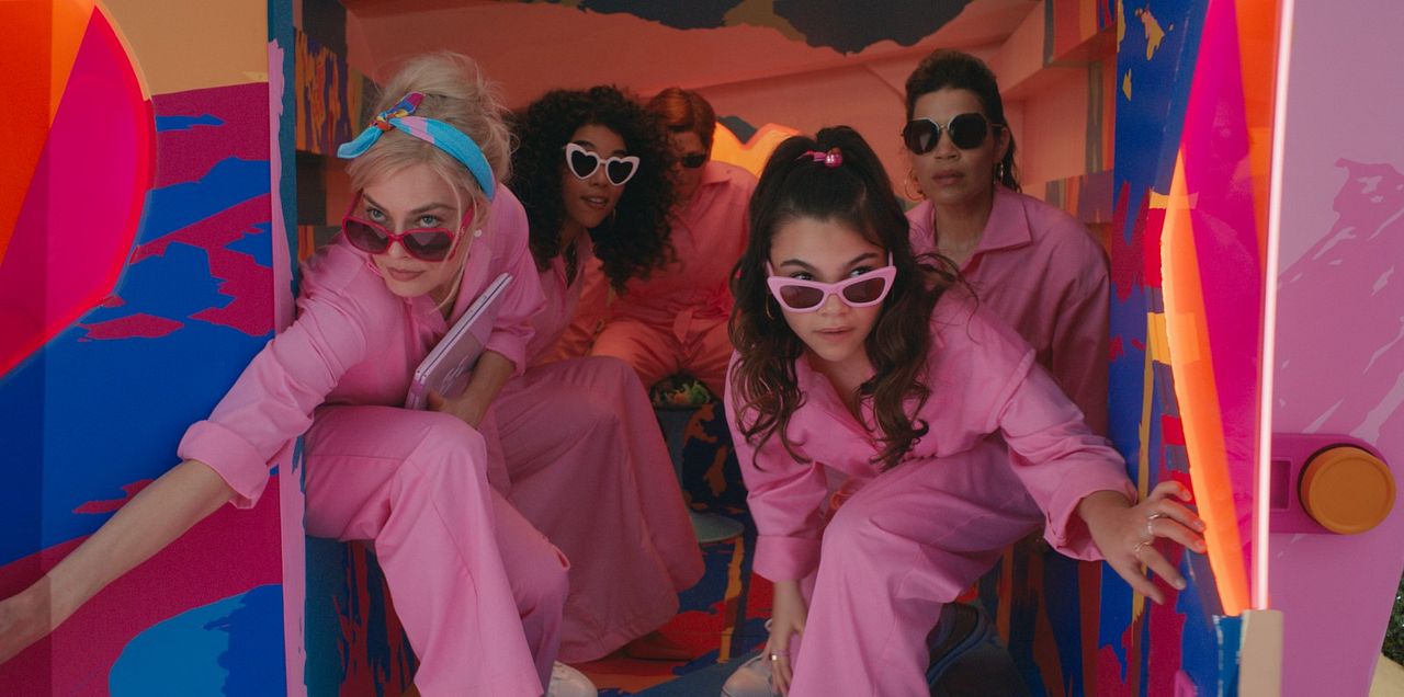 Barbie : Foto Ariana Greenblatt, Michael Cera, Margot Robbie, Alexandra Shipp, America Ferrera