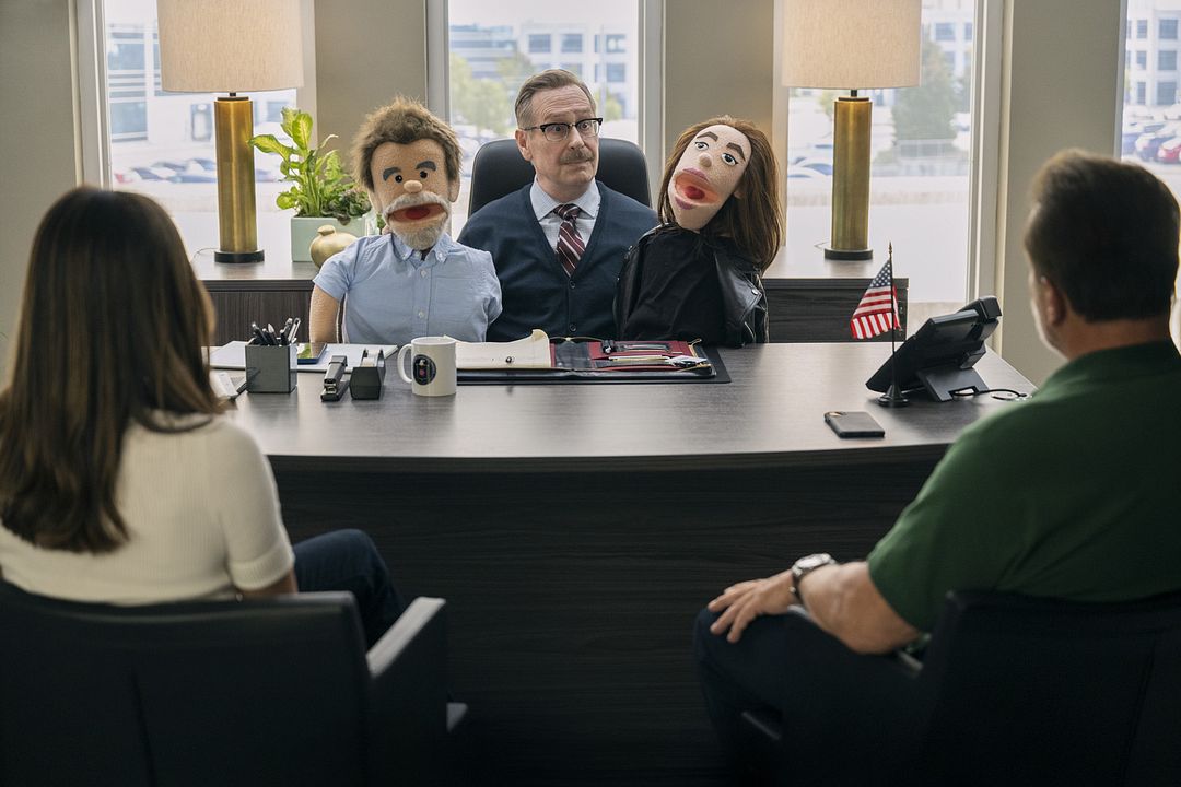 Fubar : Foto Scott Thompson, Monica Barbaro, Arnold Schwarzenegger