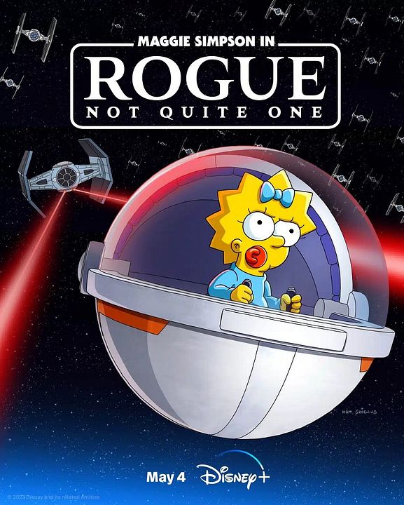 Maggie Simpson in Rogue Not Quite One : Póster