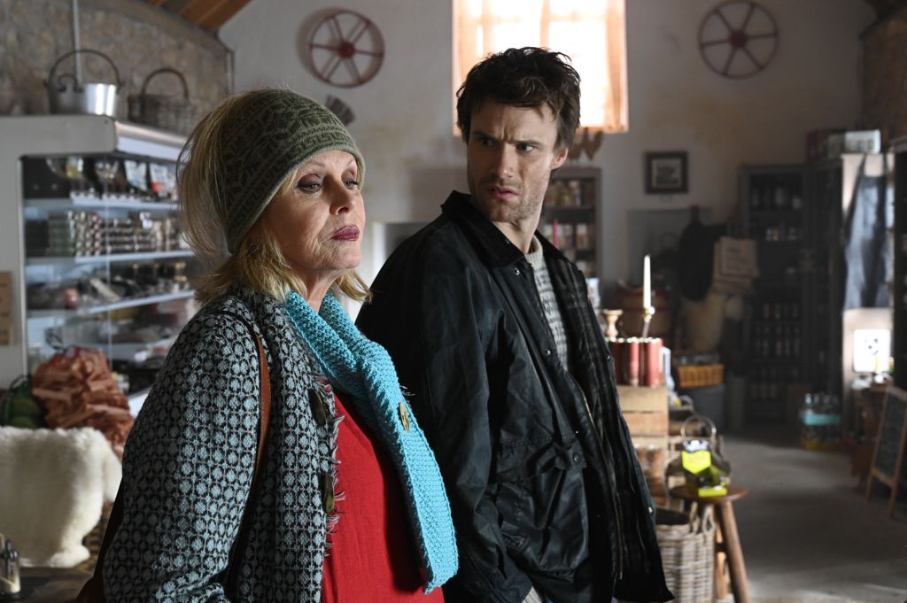 Foto Hugh Skinner, Joanna Lumley