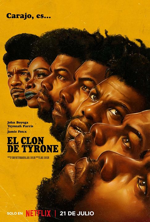 El clon de Tyrone : Póster