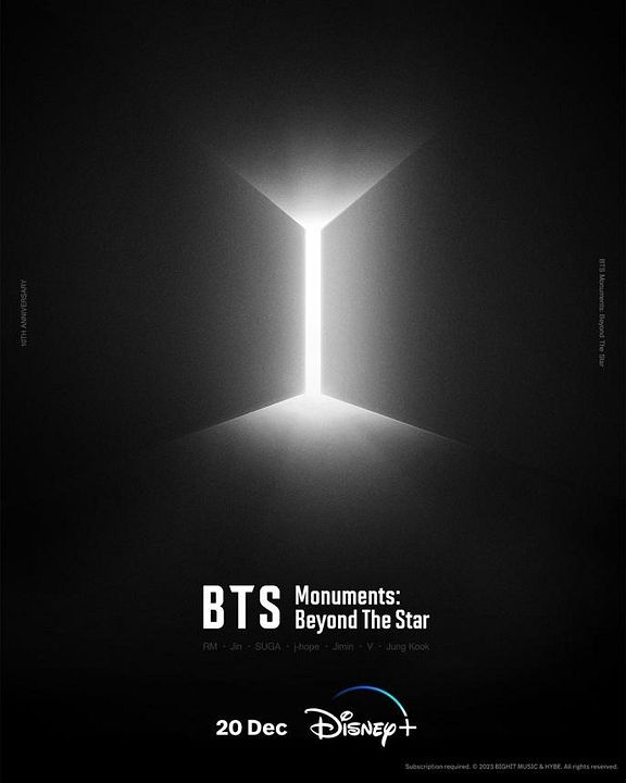 BTS Monuments: Beyond The Star : Póster