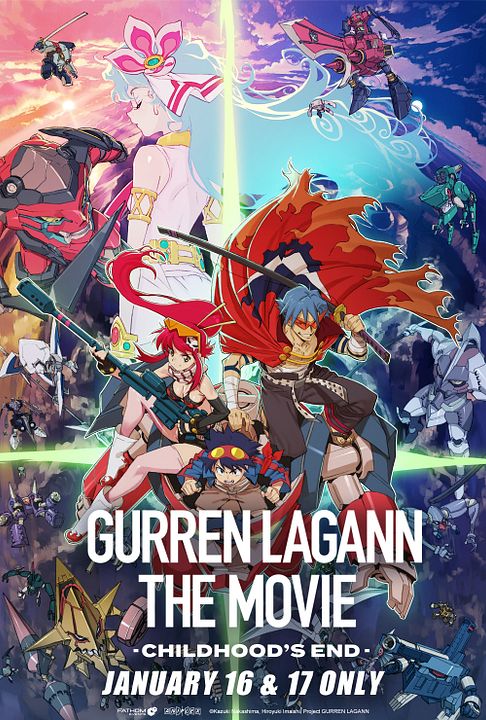 Gurren Lagann: El fin de la infancia : Póster
