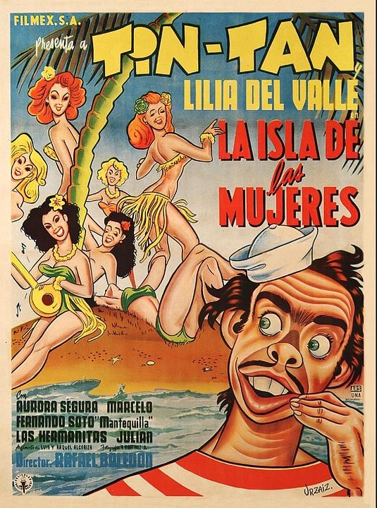 La isla de las mujeres : Póster