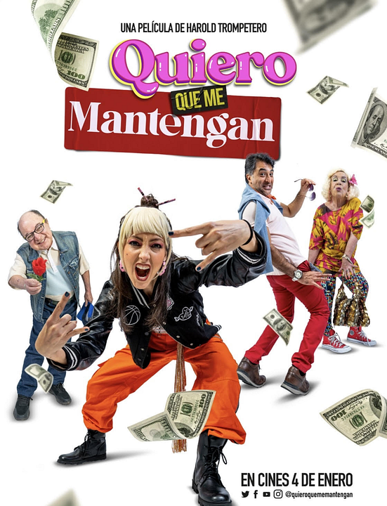 Quiero que me mantengan : Póster