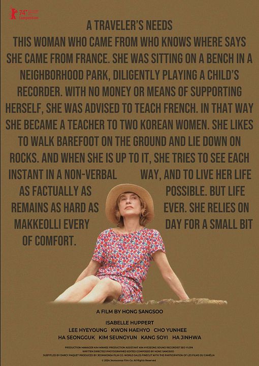 A Traveler's Needs : Póster