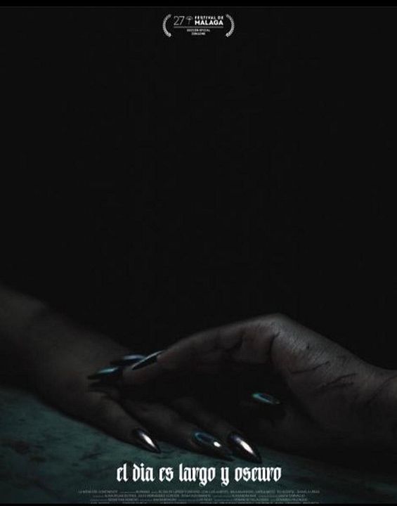 El día es largo y oscuro : Póster